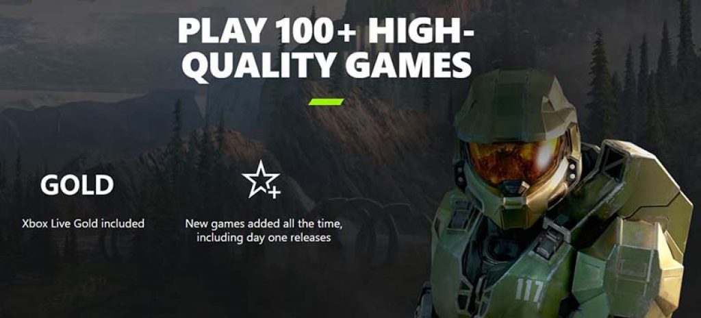 xbox game pass 100+ games poster