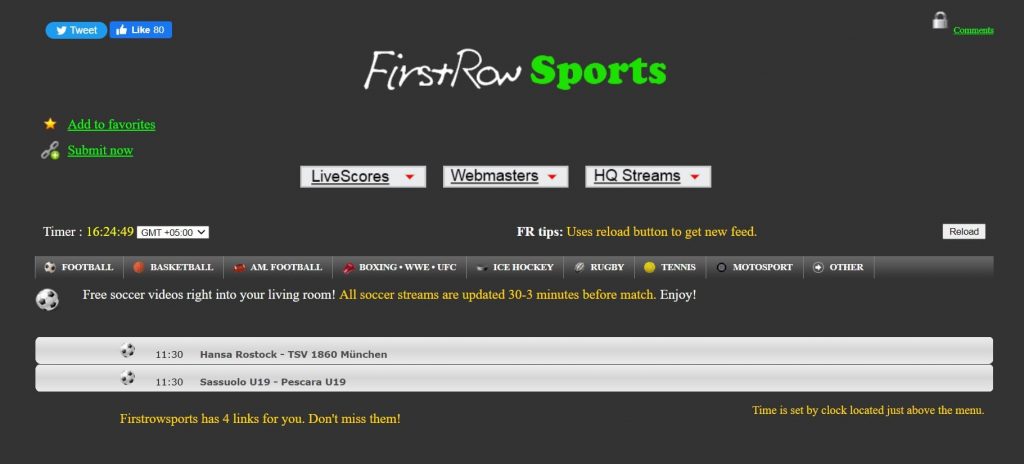 FirstRow Sports