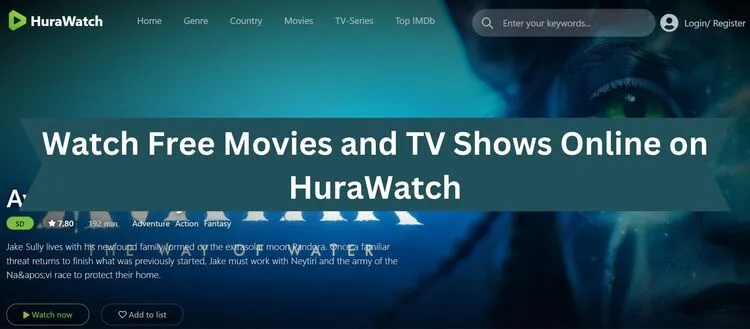 HuraWatch website homepage