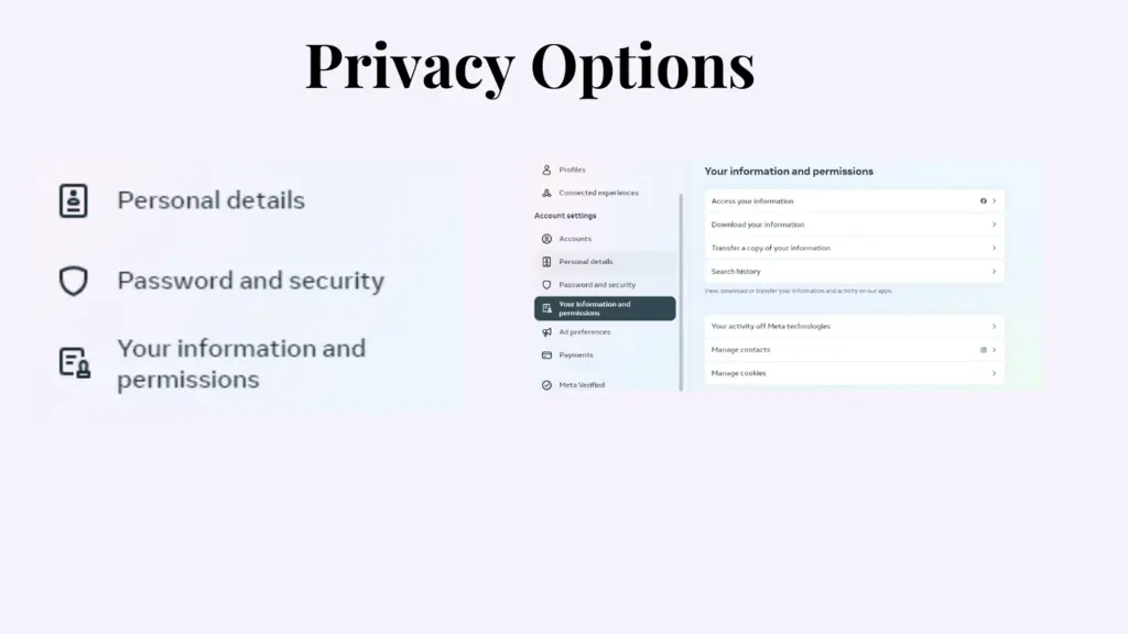 Privacy Options