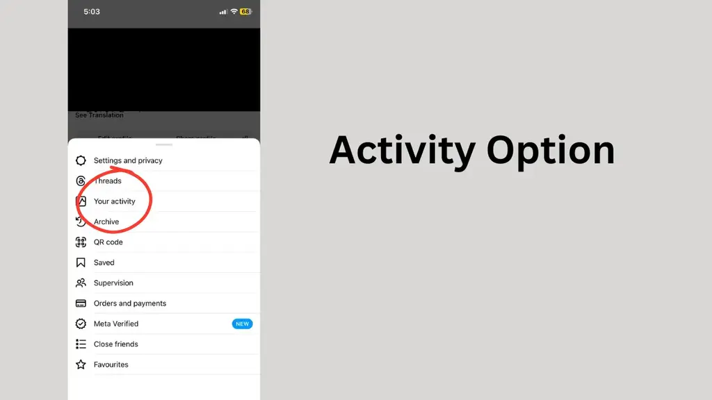 Your activity option