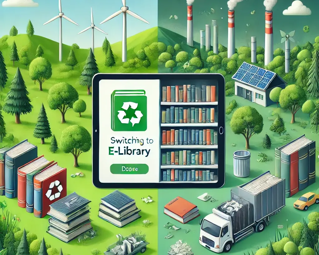 Why Switching to E-Libraries Is a Green Choice for the Planet